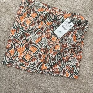NWT ZARA WRAP SKIRT SMALL